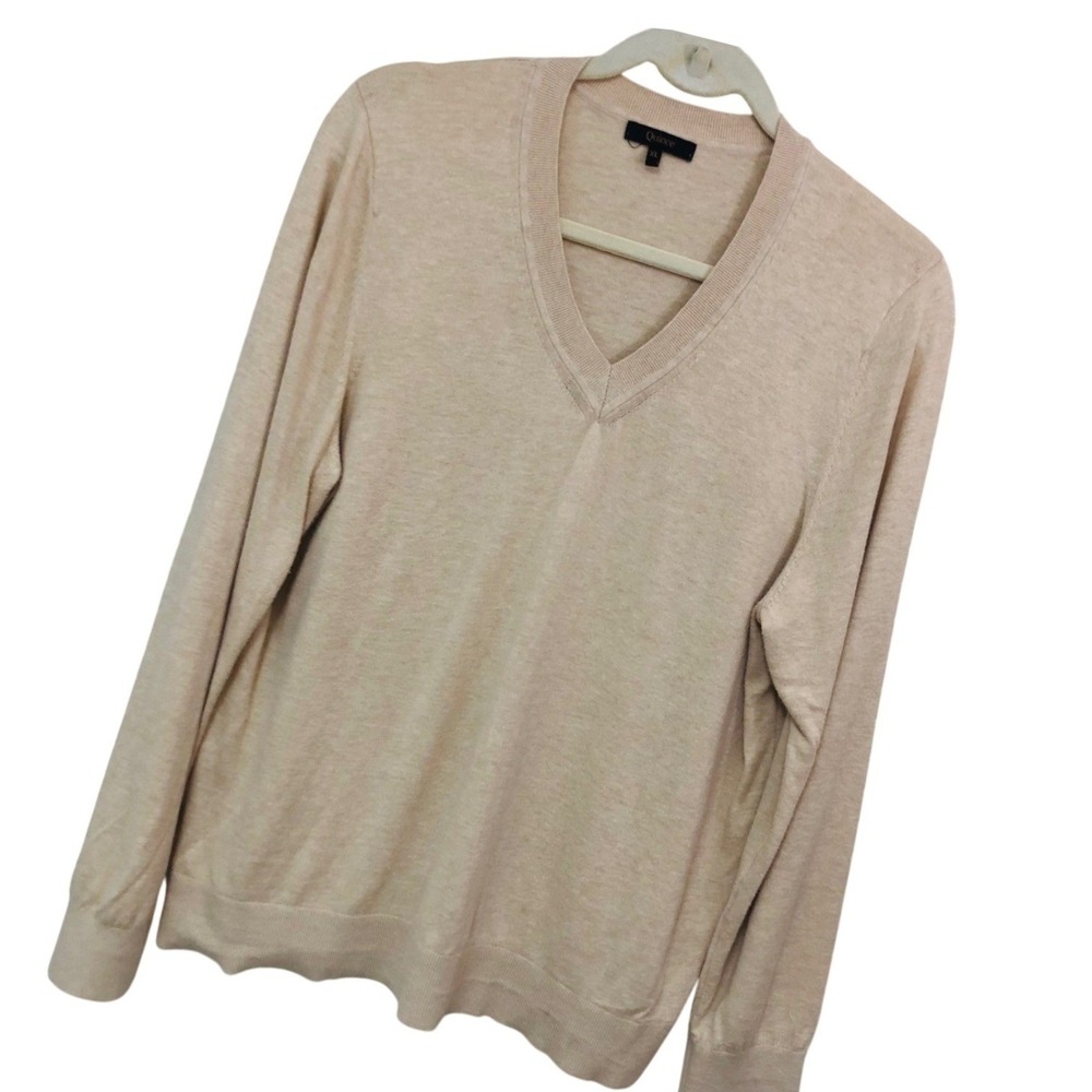 Quince Lightweight Organic Cotton Cashmere Sweater Minimalist Luxury Capsule XL